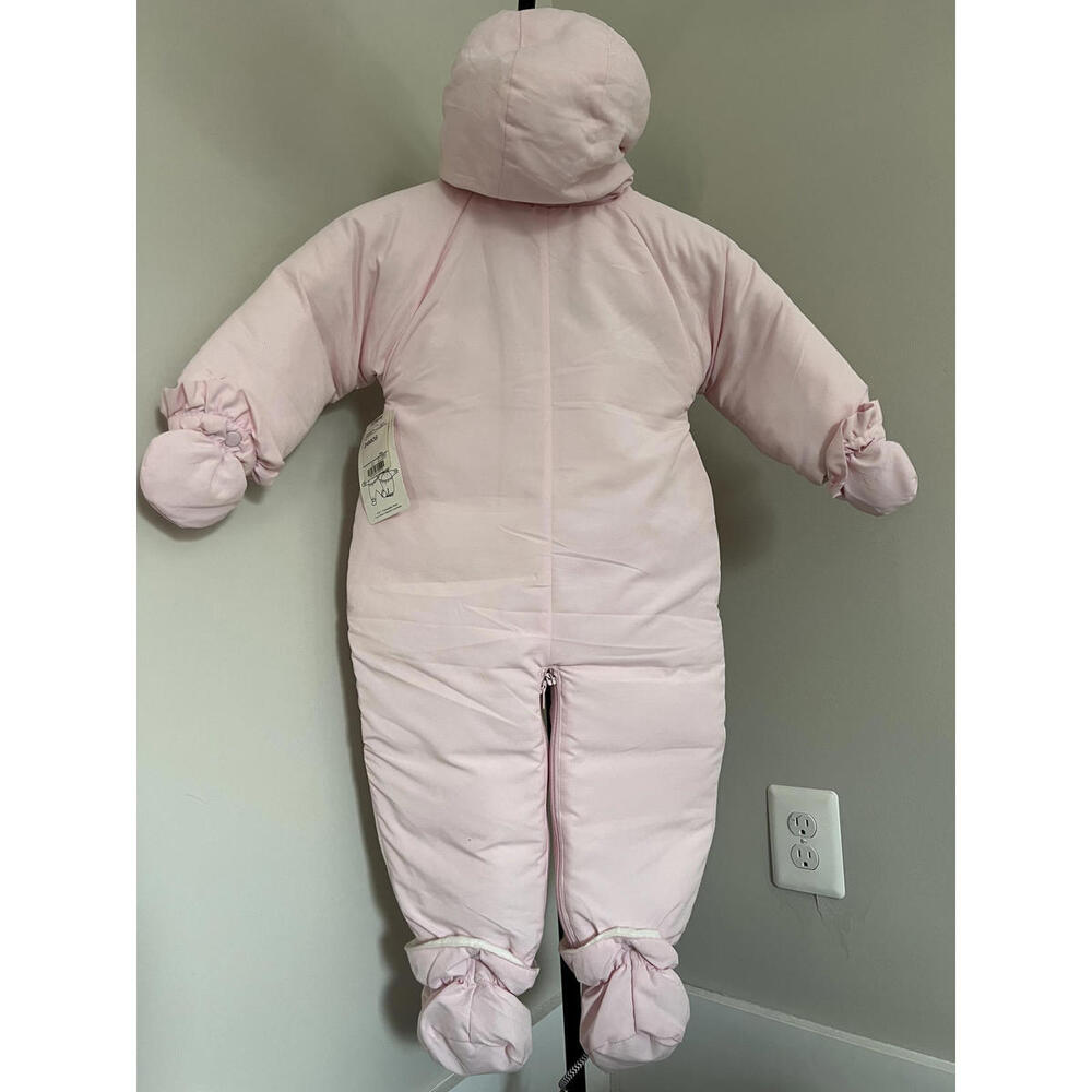 Vintage Bright Future Pink Snowsuit - Bear Embroidery - 24 Months, NWT - Picture 3 of 8